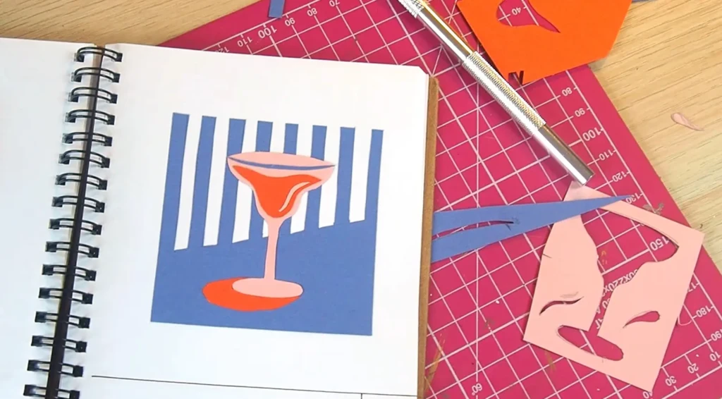 Bannière - 20 Collages en 20 jours avec du papier coloré