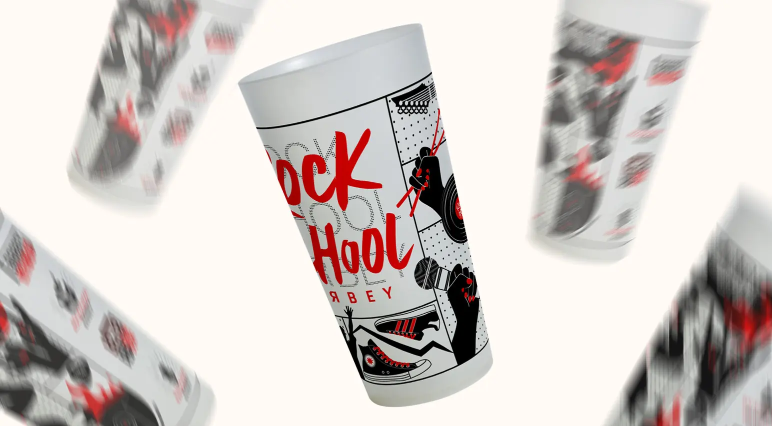 Bannière - Ecocup Barbey beige