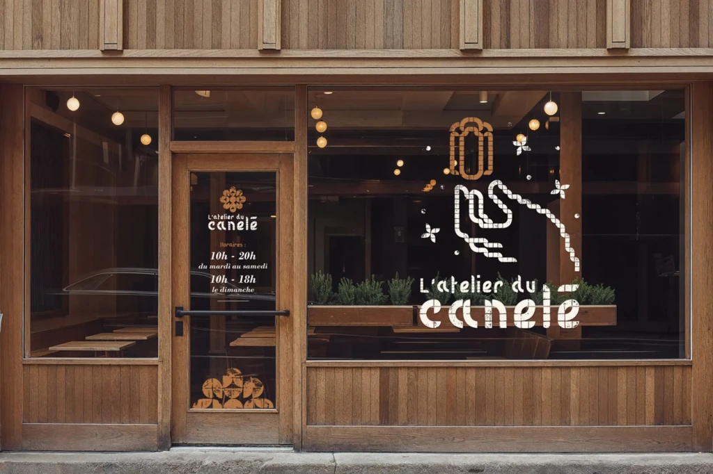 café devanture atelier du canelé