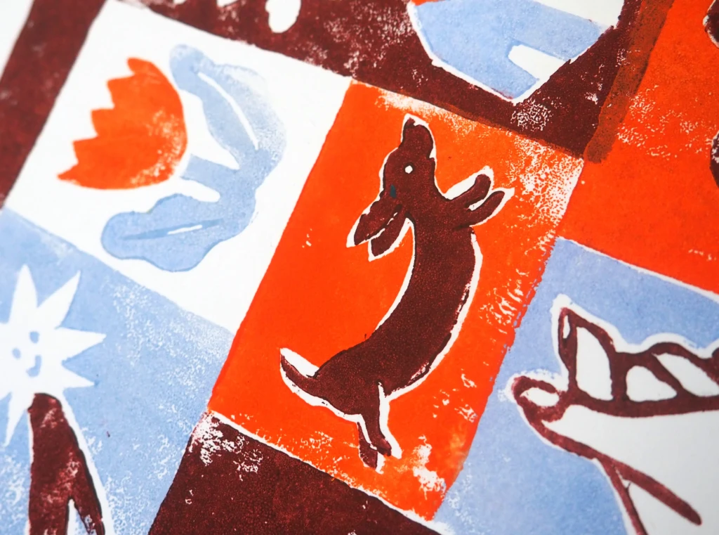 Inktober lino zoom (2)