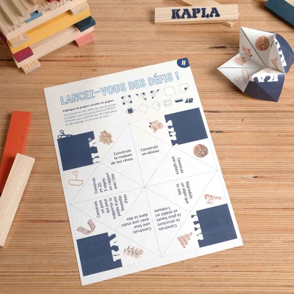 Kapla fiche activité
